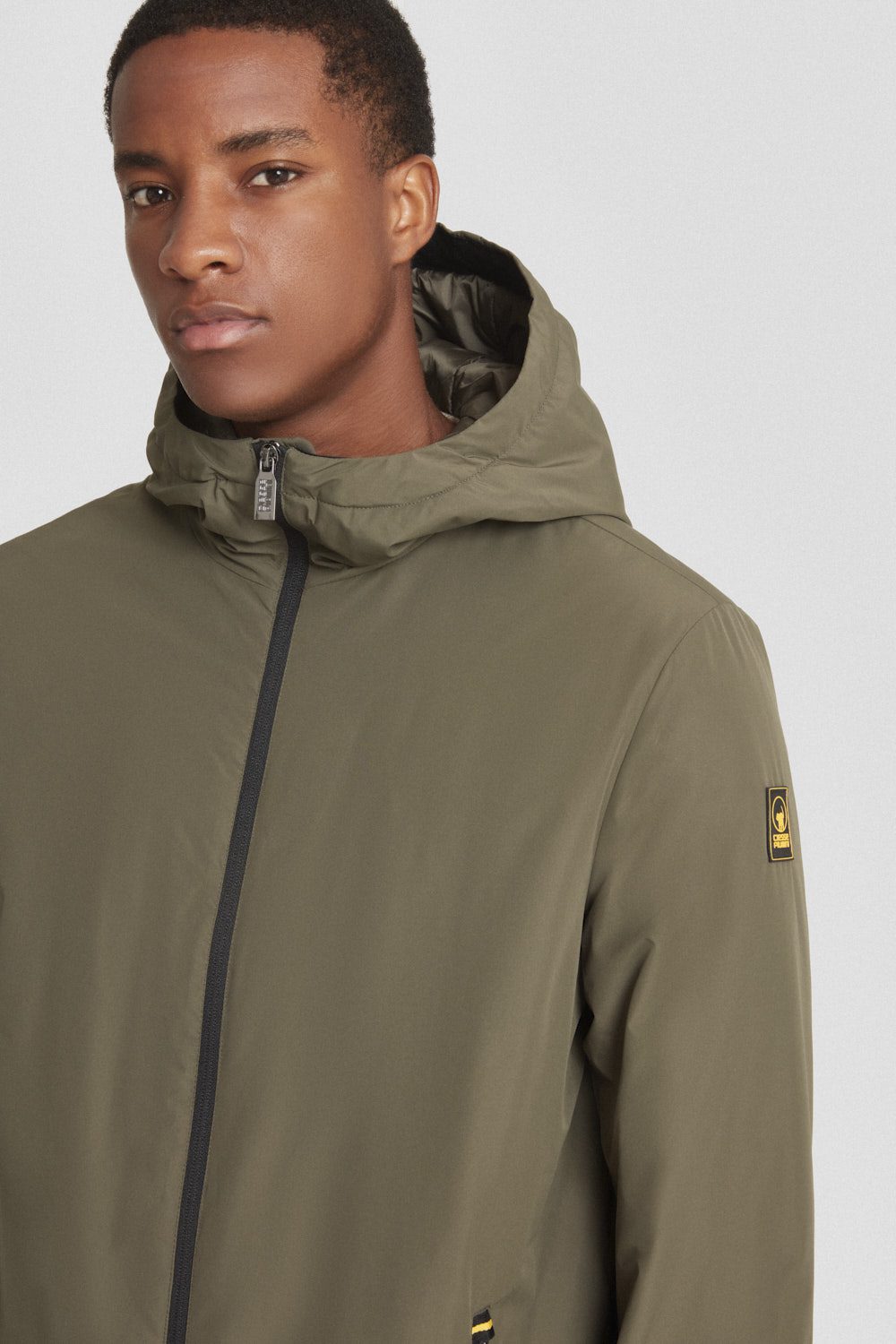 ciesse-outdoor-winterjacke-gr-n-lang-mit-kapuze-dwr-herren image 4