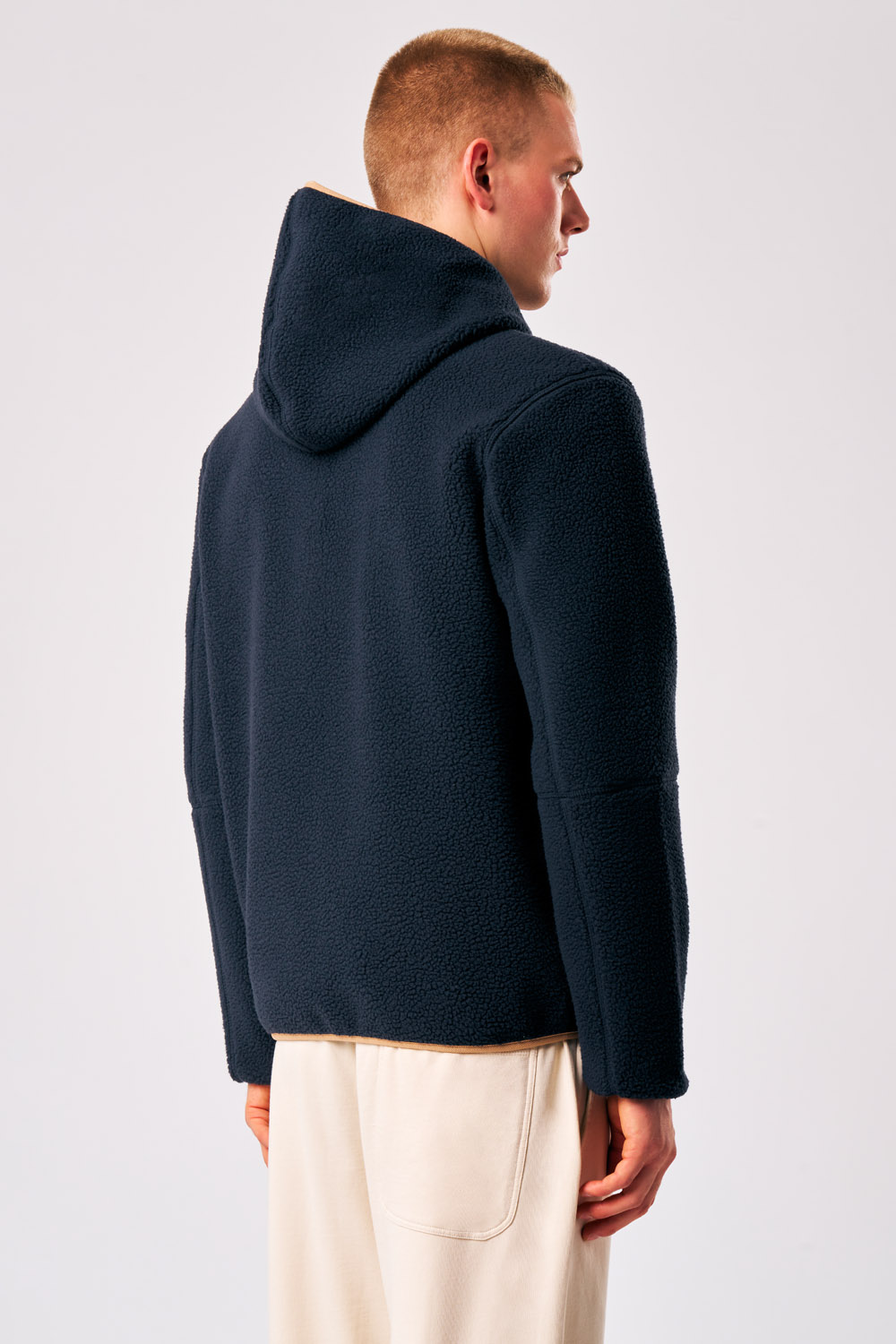 ciesse-rodrigo-teddyjacke-blau-herren-mit-kapuze image 5