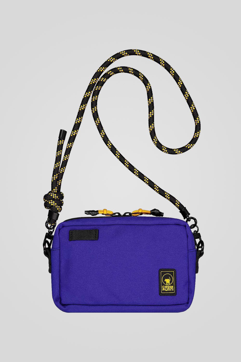 ciesse-outdoor-bauchtasche-blau-canvas-mit-doppel-rei-verschluss image 1