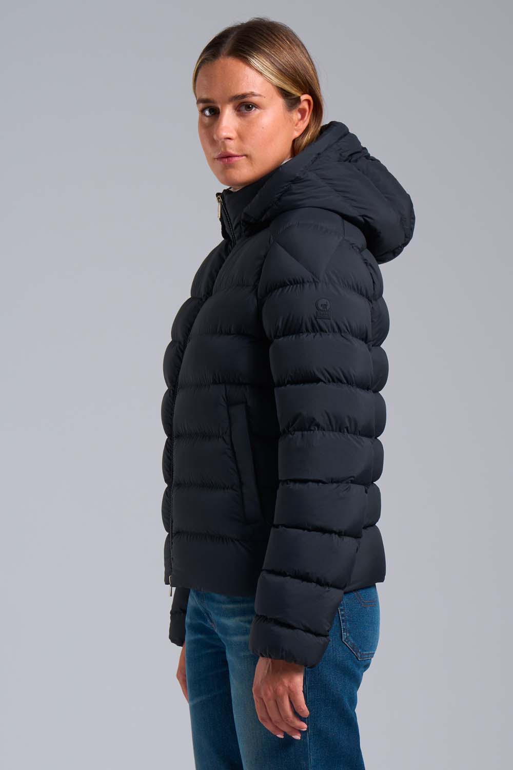 ciesse-diva-daunenjacke-schwarz-kapuze-abnehmbar-800fp image 1