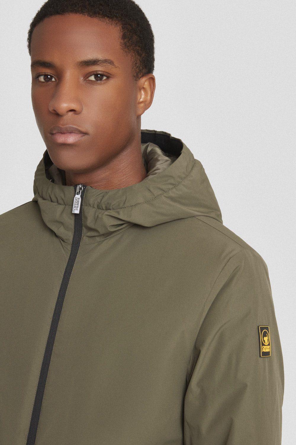 ciesse-outdoor-winterjacke-oliv-gef-ttert-kapuze image 3