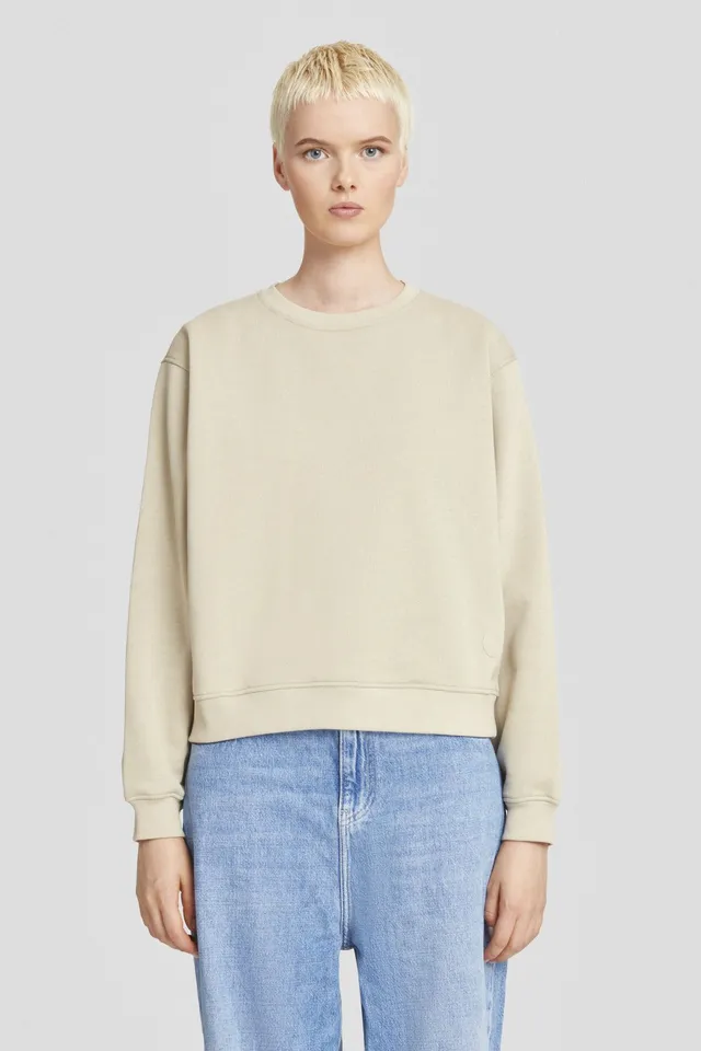 ciesse-sweatshirt-pullover-beige-rundhals-baumwolle image 1