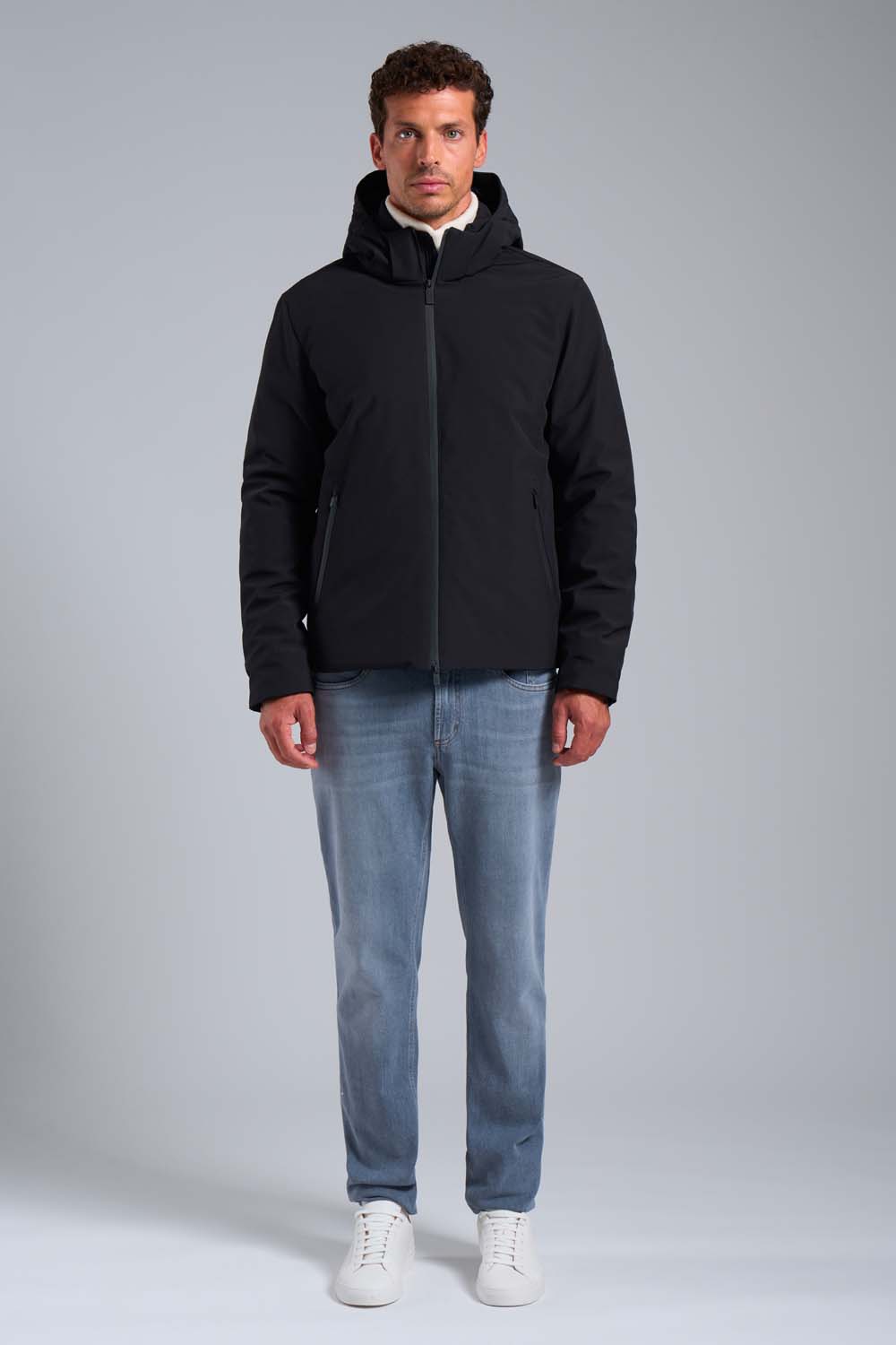 ciesse-herring-softshelljacke-schwarz-herren-mit-kapuze image 1