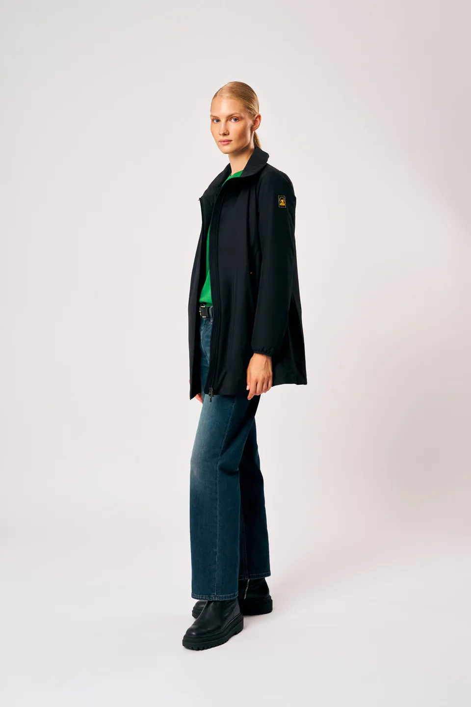 ciesse-outdoor-catalina-mantel-schwarz-damen-halbzeit image 1