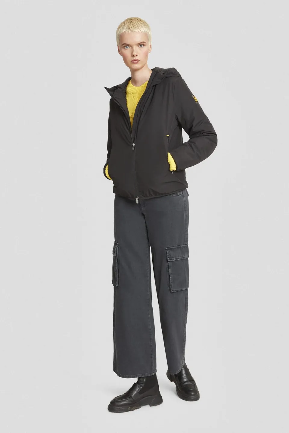 ciesse-outdoor-giacche-invernali-winterjacke-schwarz-mit-kapuze-dwr image 1