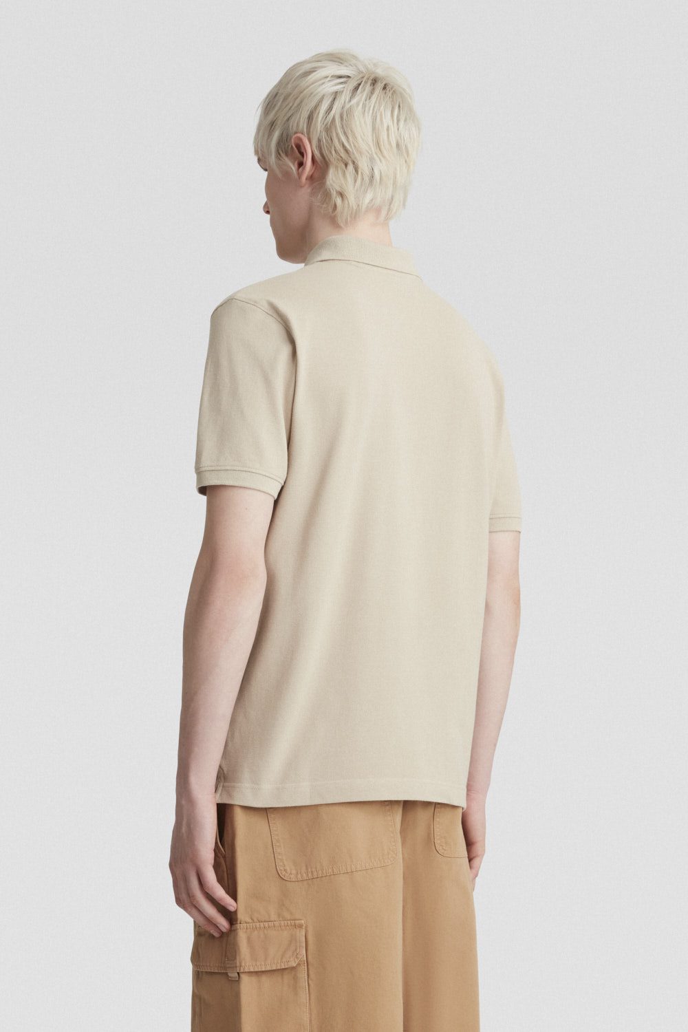 ciesse-outdoor-polo-herren-beige-jersey-stretch-baumwolle image 4