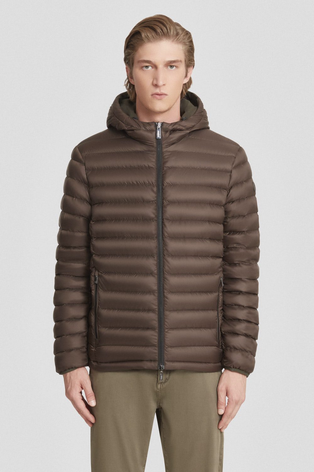 ciesse-piumini-daunenjacke-gr-n-kurz-reversibel-dwr image 2