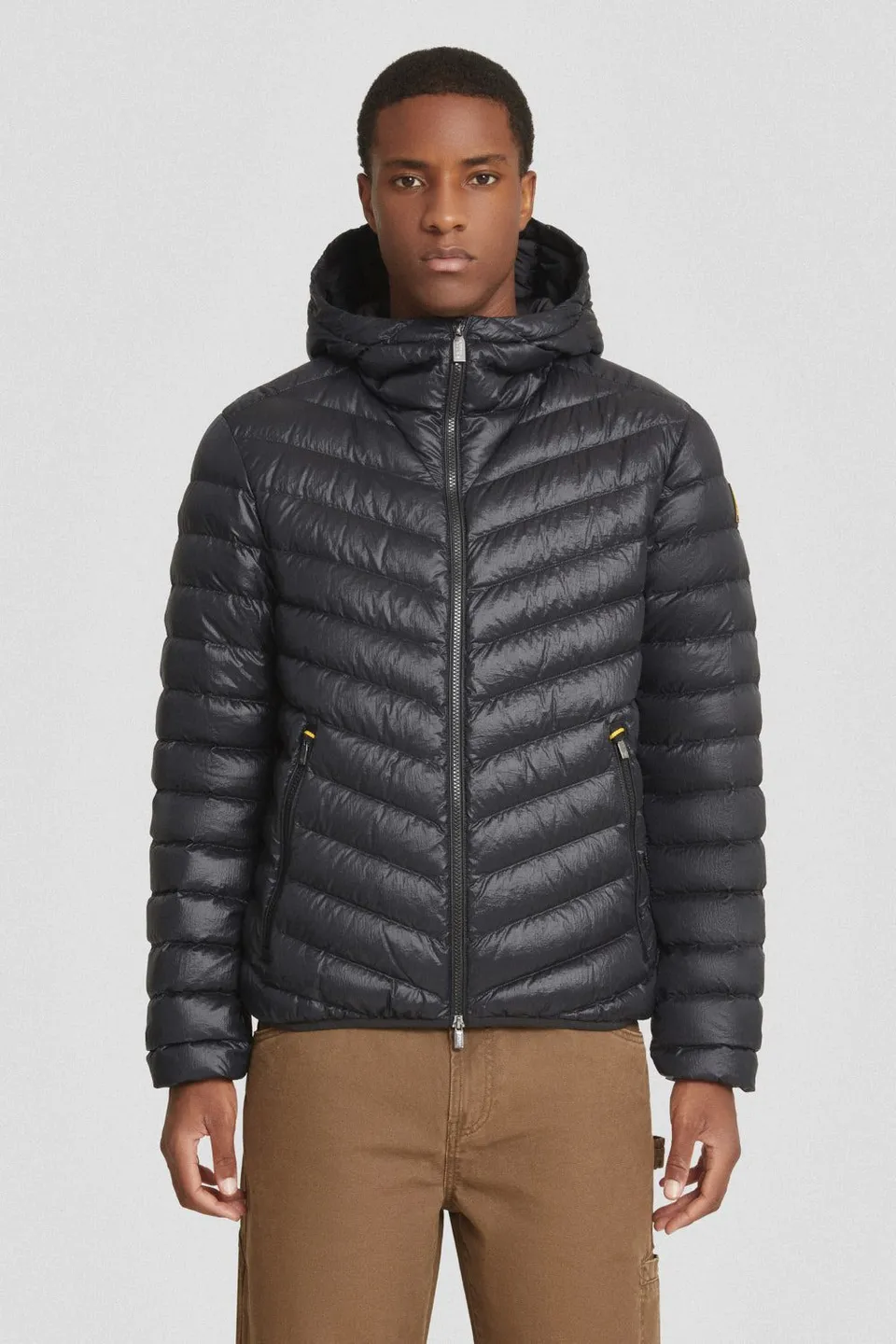 ciesse-outdoor-piumini-daunenjacke-schwarz-mit-kapuze-800fp image 1