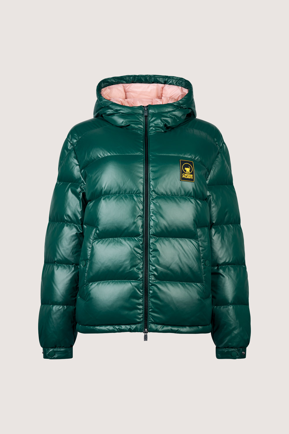 ciesse-outdoor-naria-damen-daunenjacke-gr-n-mit-kapuze-box-fit image 3