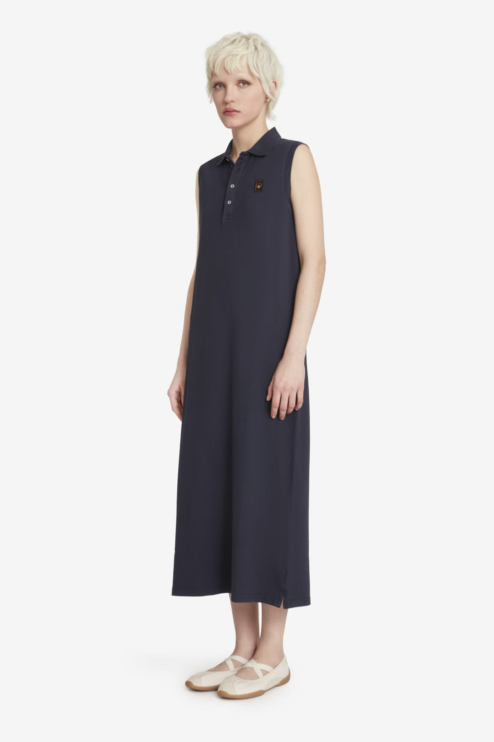 ciesse-outdoor-sabi-polokleid-damen-dunkelblau-baumwolle image 2
