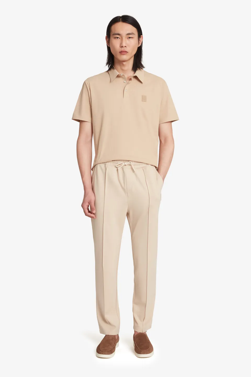 ciesse-outdoor-damien-polo-beige-technisch-atmungsaktiv image 1