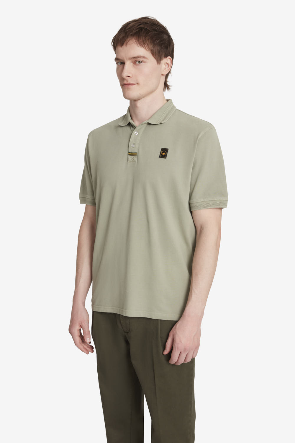 ciesse-helmy-4-0-polohemd-gr-n-tee-baumwolle-piqu-stretch image 2