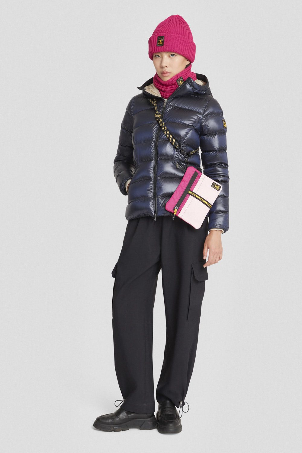 ciesse-piumini-daunenjacke-blau-mit-kapuze-dwr image 1