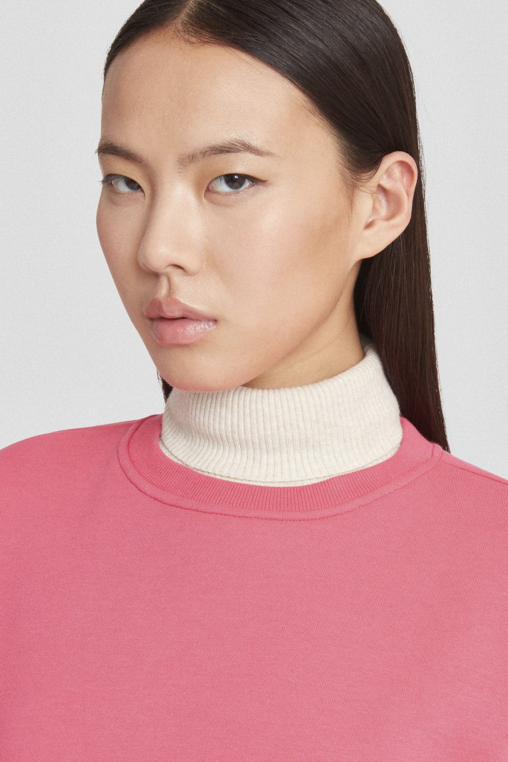 ciesse-felpe-sweatshirt-fuchsia-rundhals-baumwollmix image 3