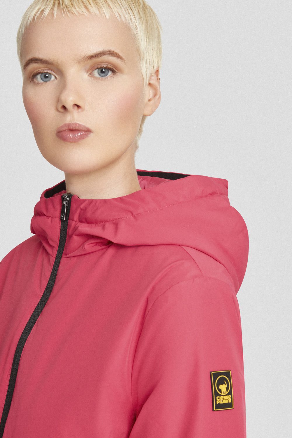 ciesse-outdoor-winterjacke-fuchsia-wattiert-mit-kapuze image 3