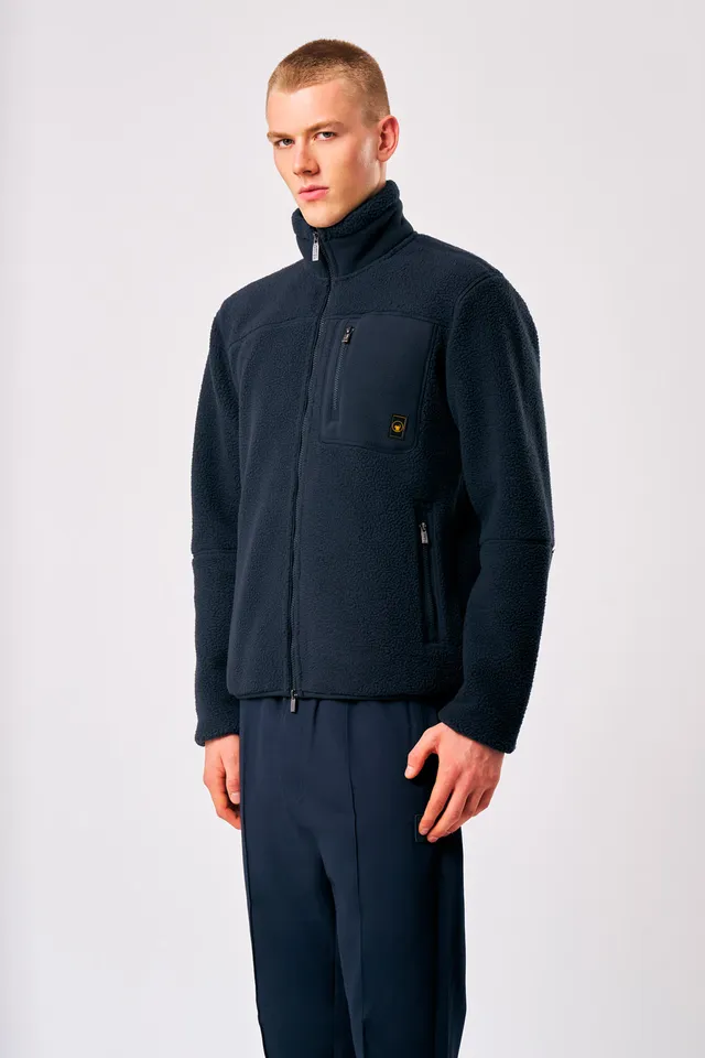 ciesse-outdoor-lionel-teddyjacke-herren-blau-full-zip-polyester image 1