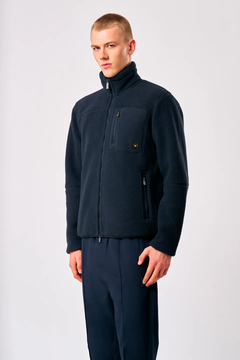 ciesse-outdoor-lionel-teddyjacke-herren-blau-full-zip-polyester image 1