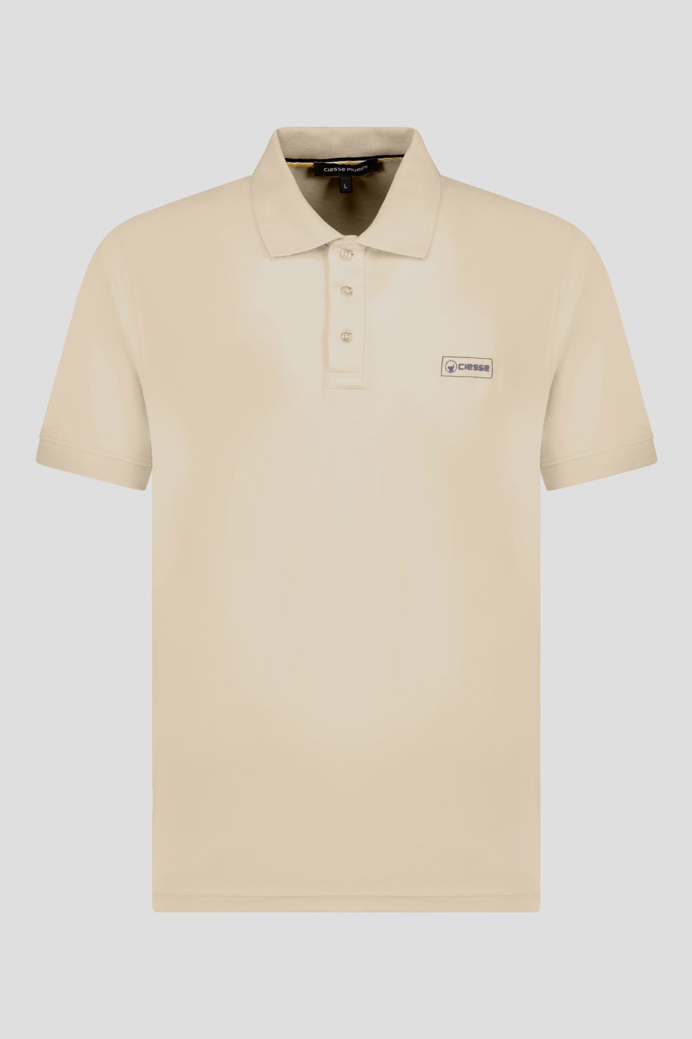 ciesse-t-shirt-e-polo-polo-beige-stretch-baumwolle-regular image 3