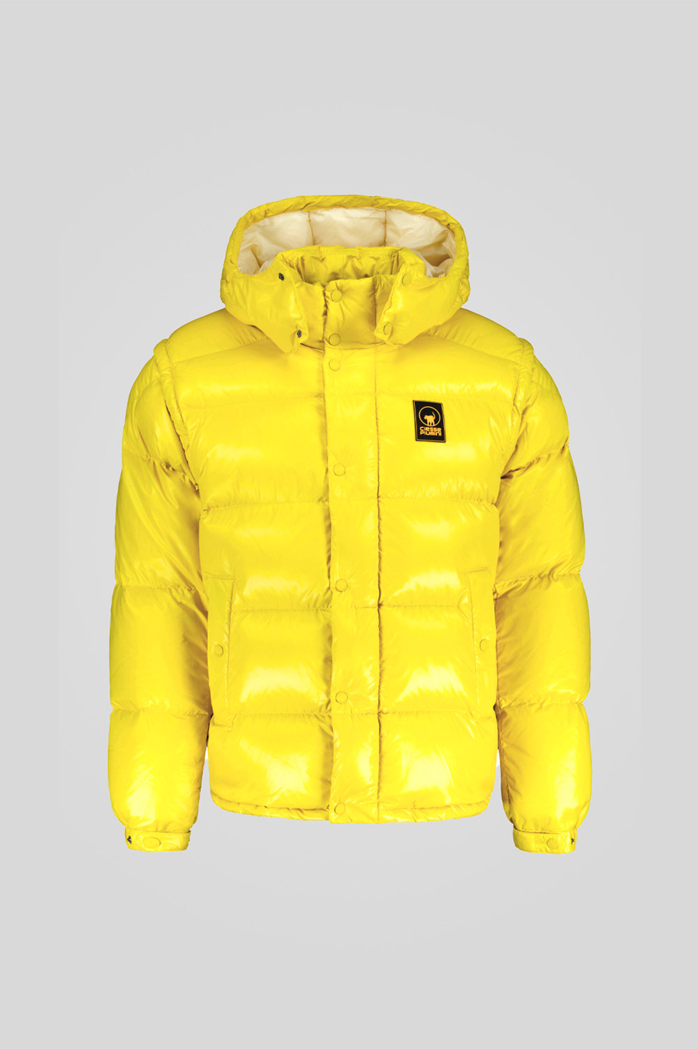 ciesse-outdoor-piumini-daunenjacke-gelb-kapuze-abnehmbar image 6