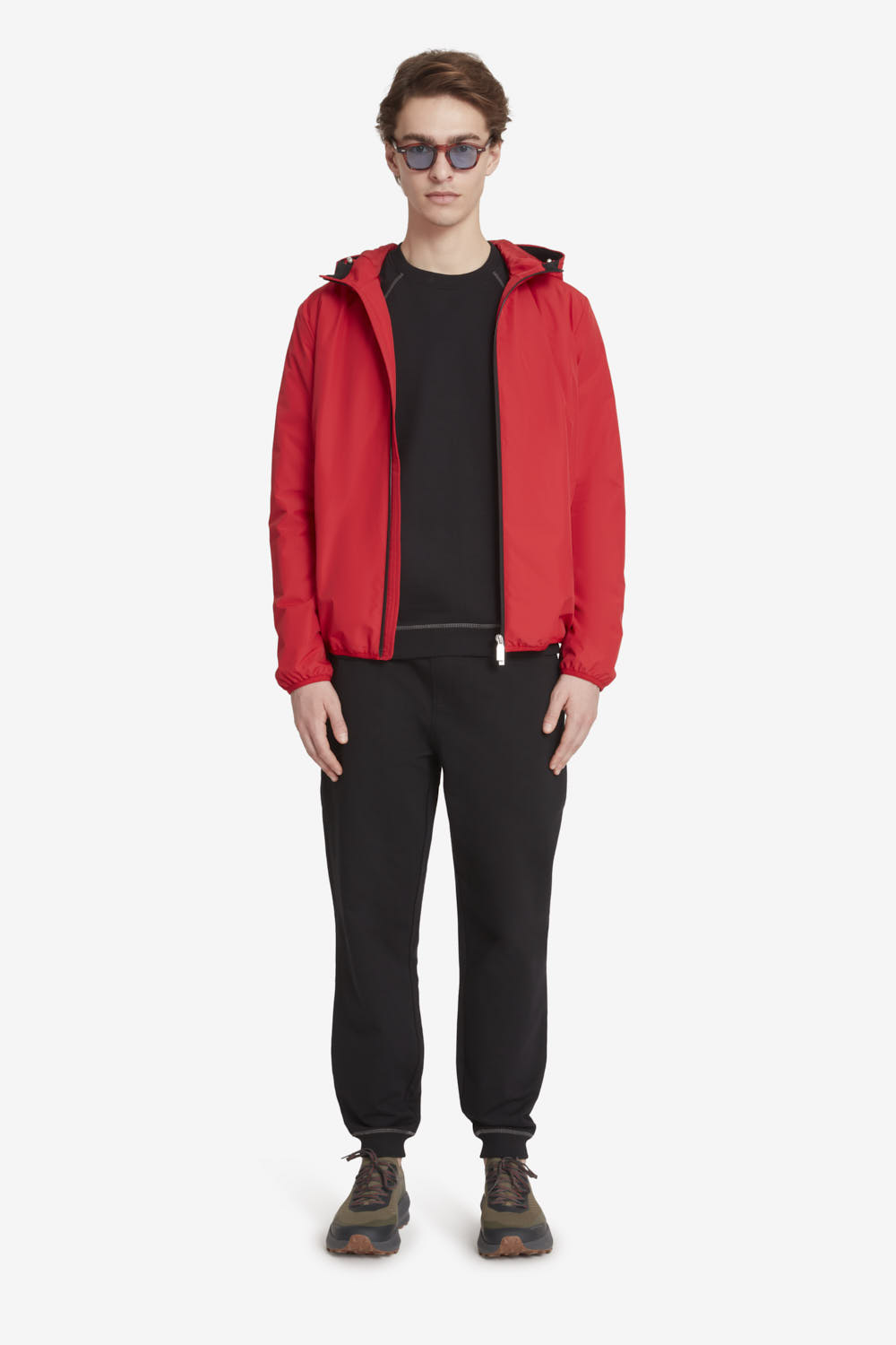 ciesse-outdoor-casper-herren-jacke-rot-kapuze-dwr-leicht image 1