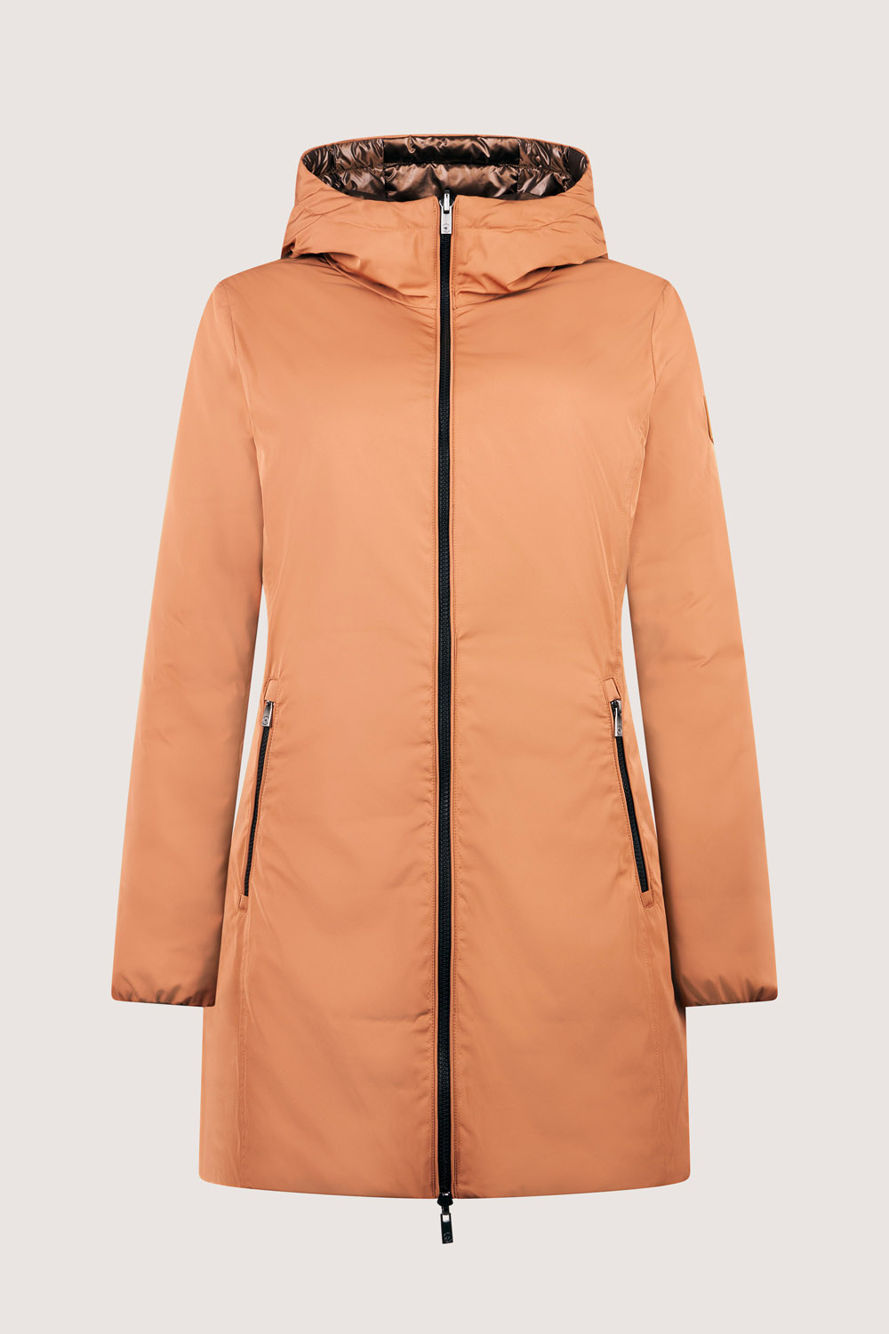 ciesse-outdoor-kalie-3-0-daunenjacke-hellbraun-wendejacke-damen image 3
