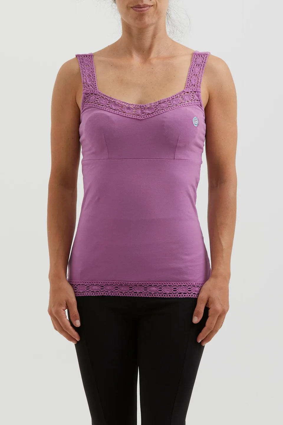 e9-katy-damen-tank-top-bio-baumwolle-green-lake image 1