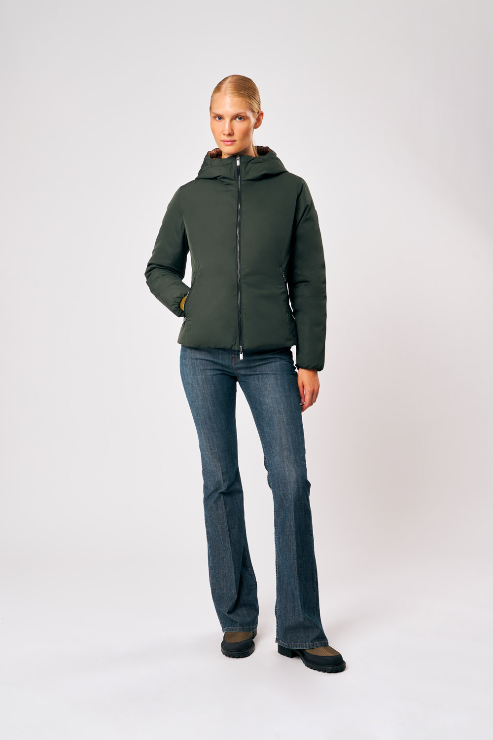 ciesse-outdoor-linda-3-0-daunenjacke-damen-gr-n-wende image 1