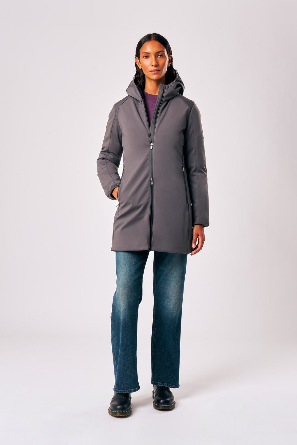 ciesse-outdoor-ysabel-3-0-softshelljacke-grau-lang-damen image 2
