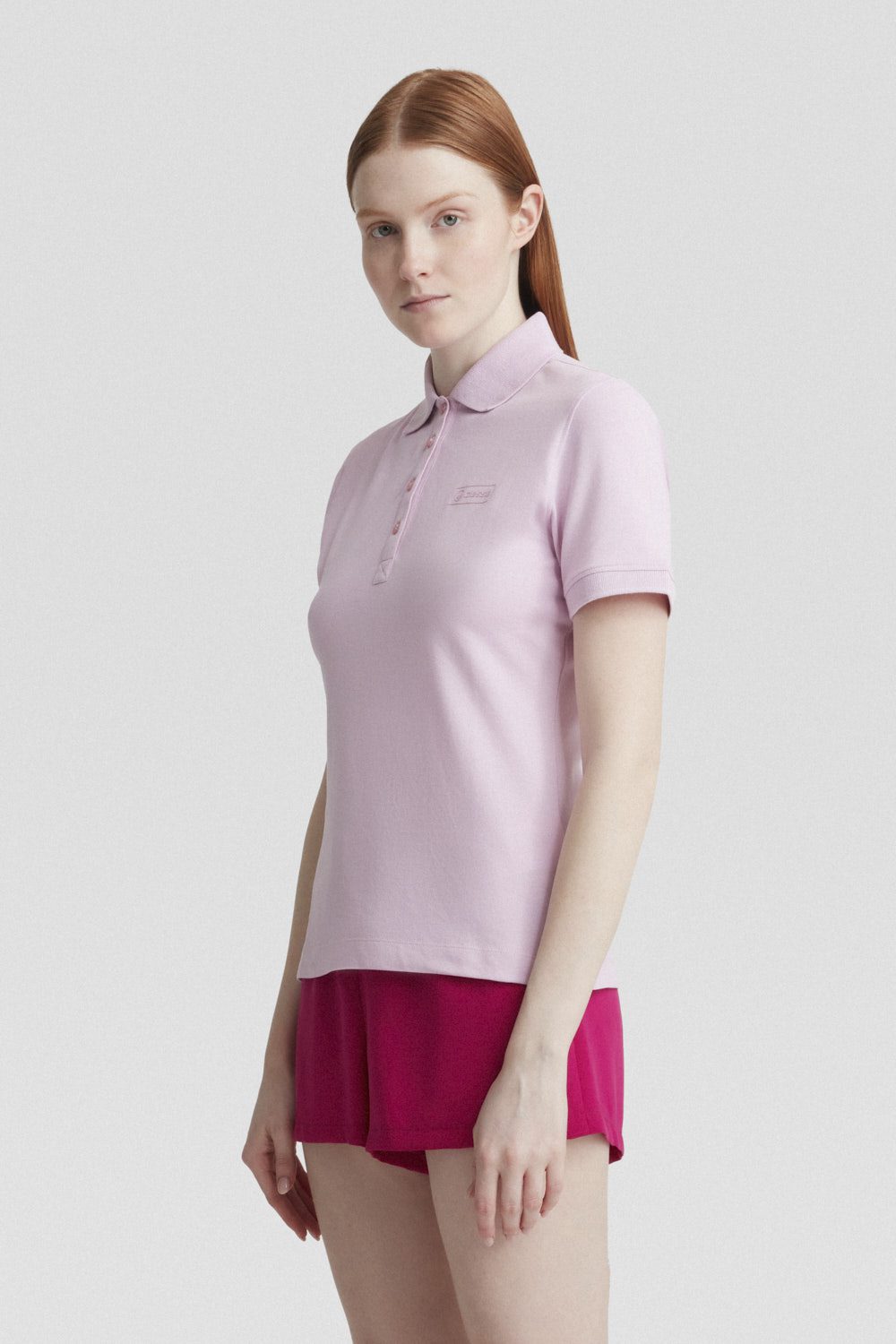 ciesse-polohemd-lila-slim-fit-stretch-baumwolle-herren image 2