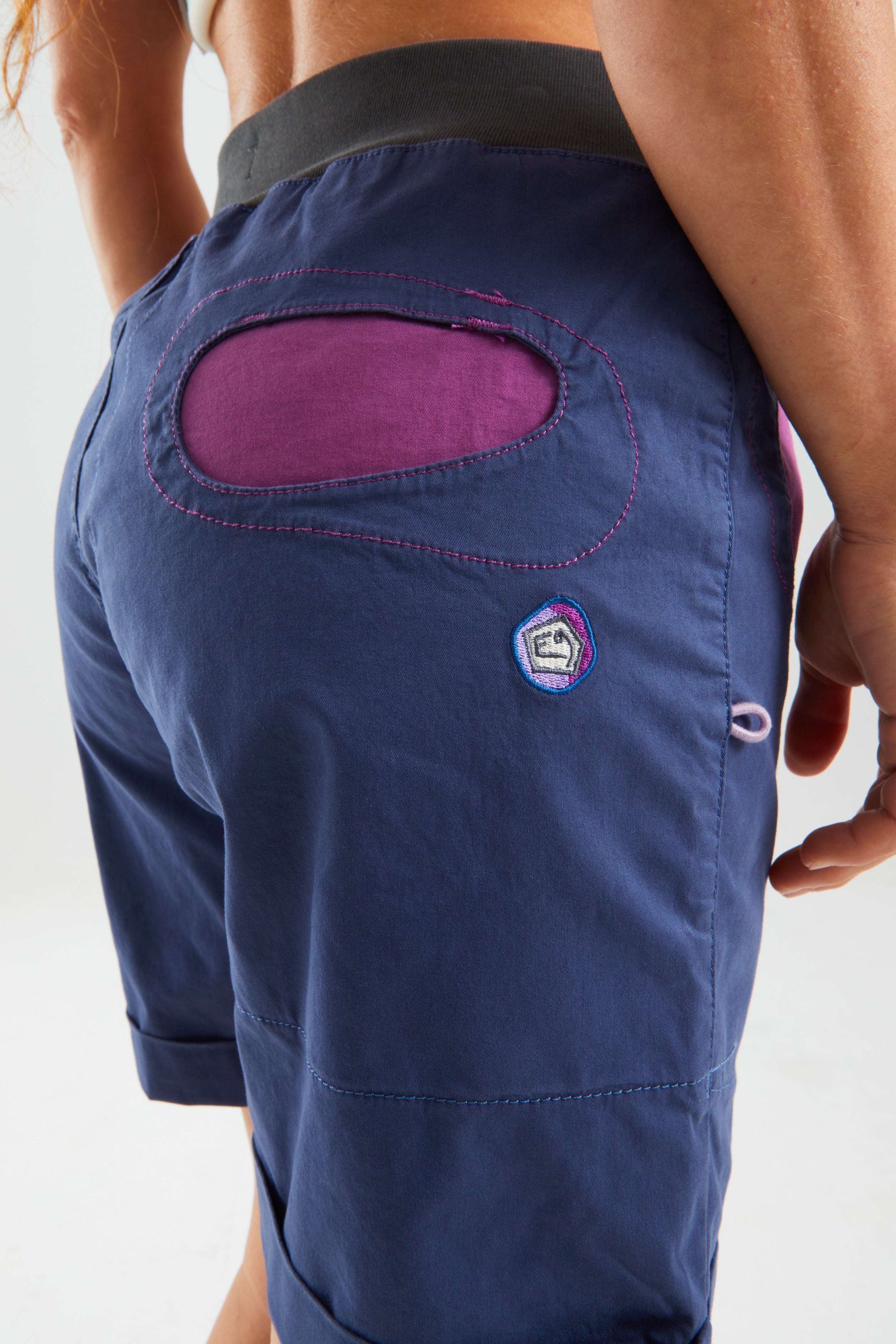 e9-onda-short-klettershorts-slate-bio-baumwolle-stretch image 5