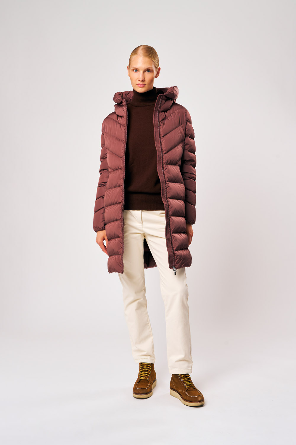 ciesse-outdoor-piumini-rebecca-daunenmantel-bordeaux-lang-damen image 2
