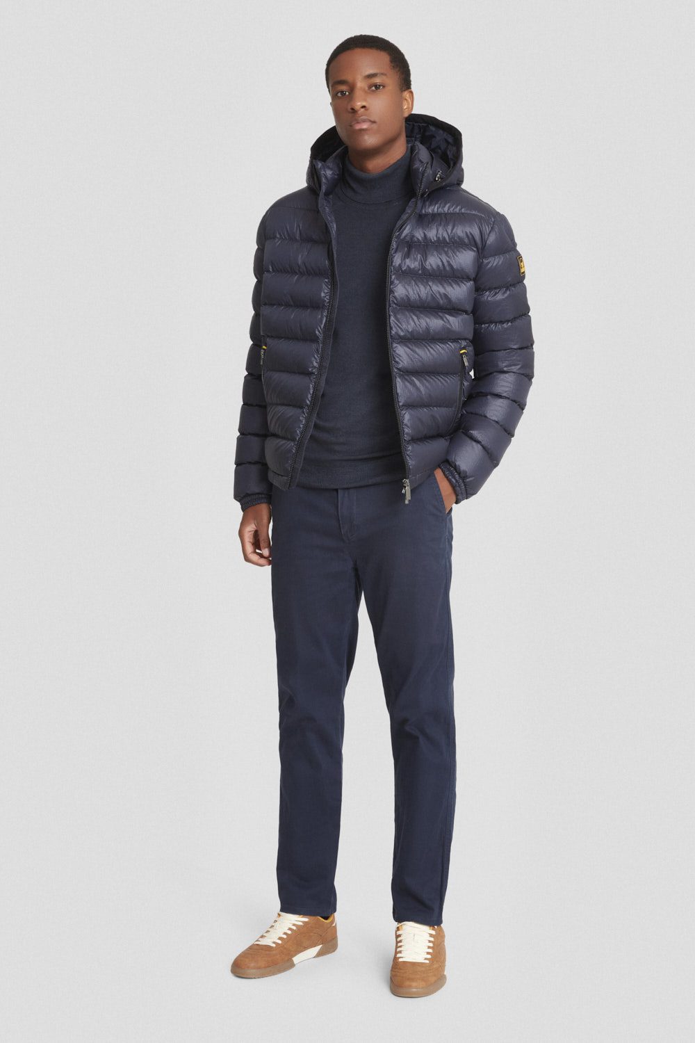 ciesse-outdoor-daunenjacke-kurz-blau-kapuze-800-fill image 2