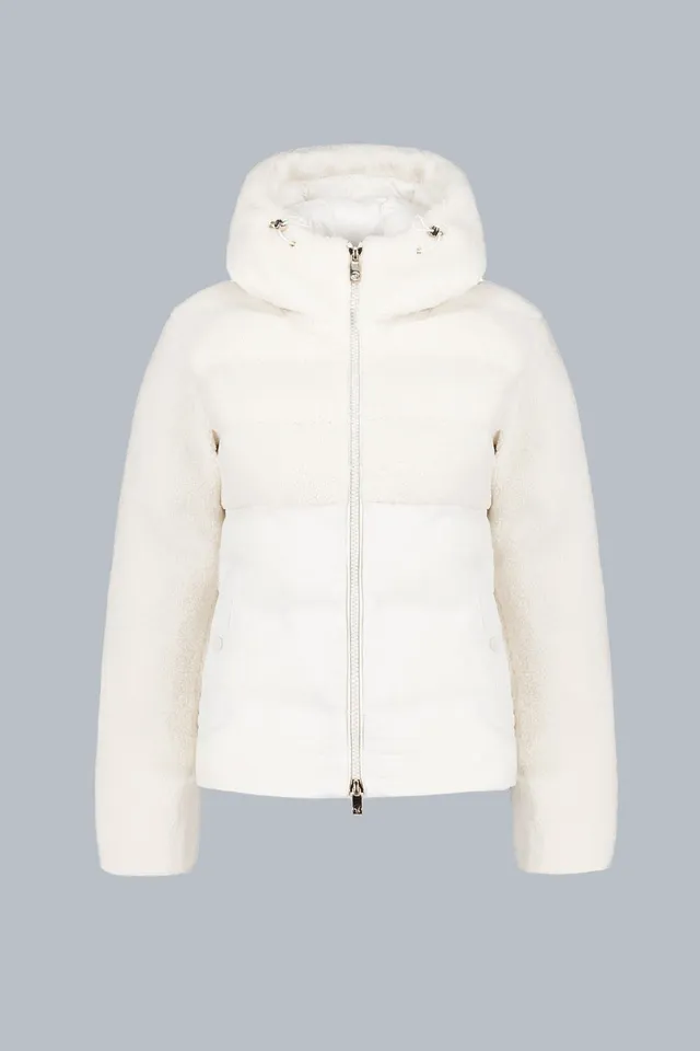 ciesse-piumini-bonilla-hybridjacke-teddy-wei-kapuze image 1