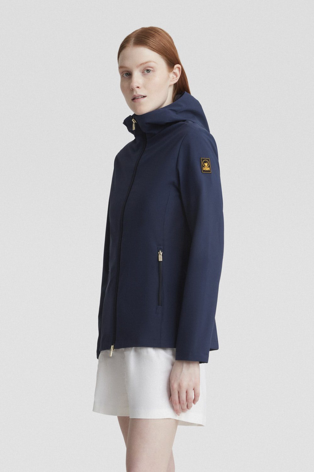 ciesse-outdoor-giacche-leggere-softshelljacke-blau-kapuze-slim-fit image 2
