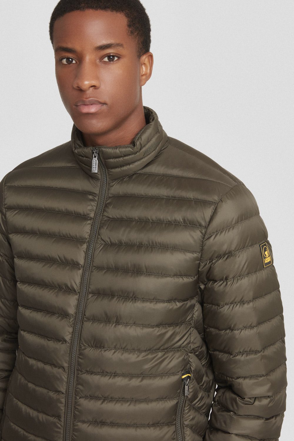 ciesse-outdoor-daunenjacke-oliv-leicht-ohne-kapuze-800fp image 3