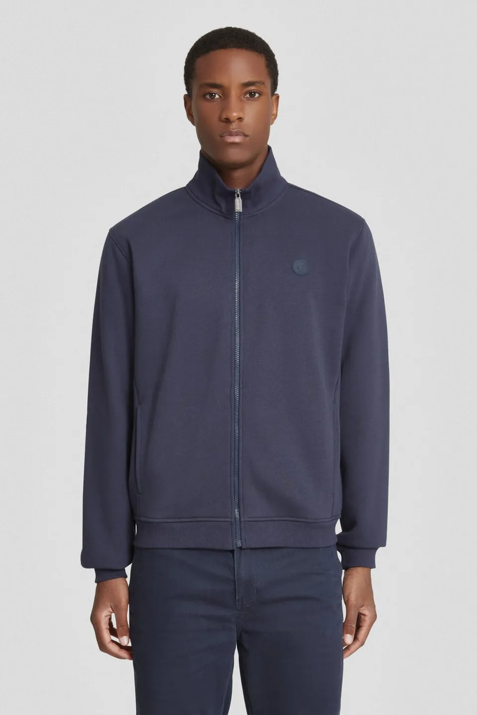 ciesse-outdoor-felpe-sweatjacke-blau-mit-reissverschluss-baumwolle image 1