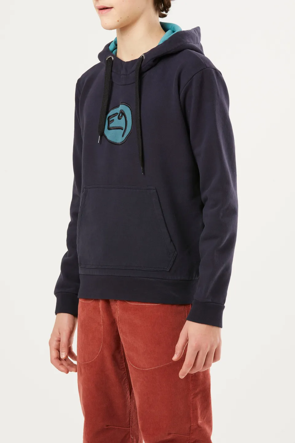 e9-b-bubble-2-3-hoodie-ash-bio-baumwolle-gr-6y image 1