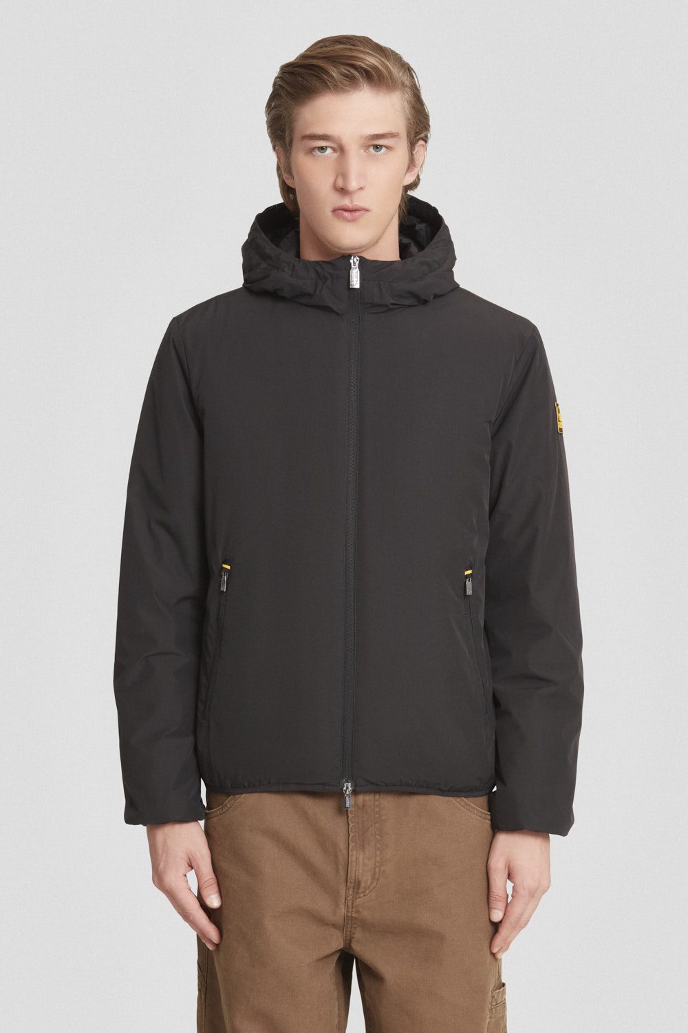 ciesse-outdoor-winterjacke-gef-ttert-schwarz-kapuze-dwr image 1