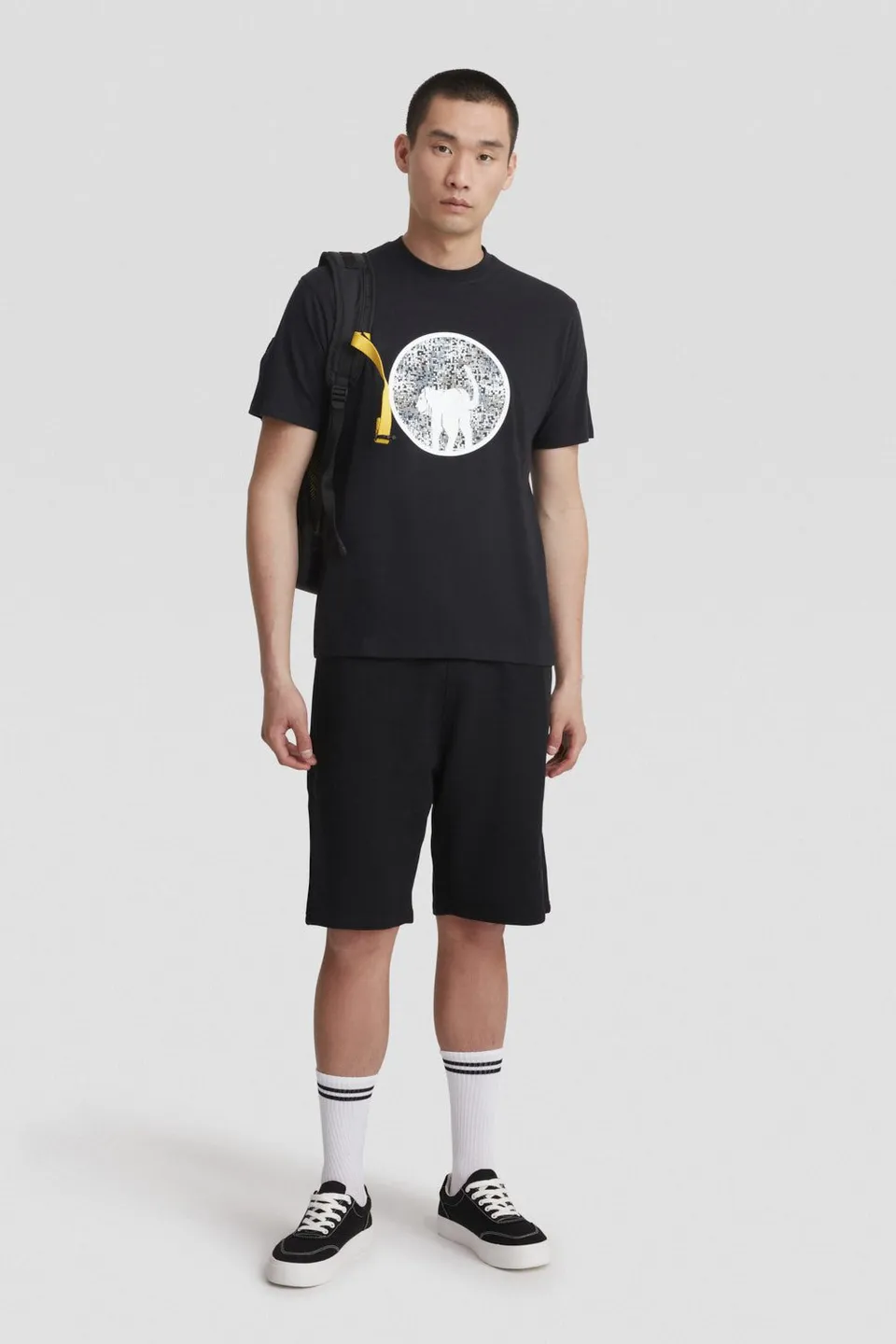 ciesse-outdoor-t-shirt-herren-schwarz-baumwolle-rundhals-print image 1