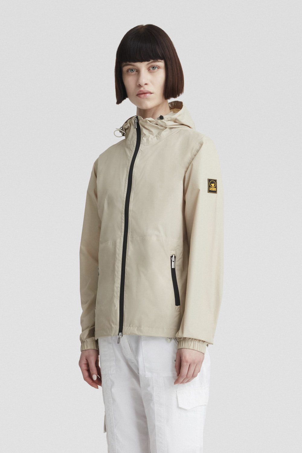 ciesse-outdoor-windjacke-beige-mit-kapuze-wasserdicht-packbar image 2