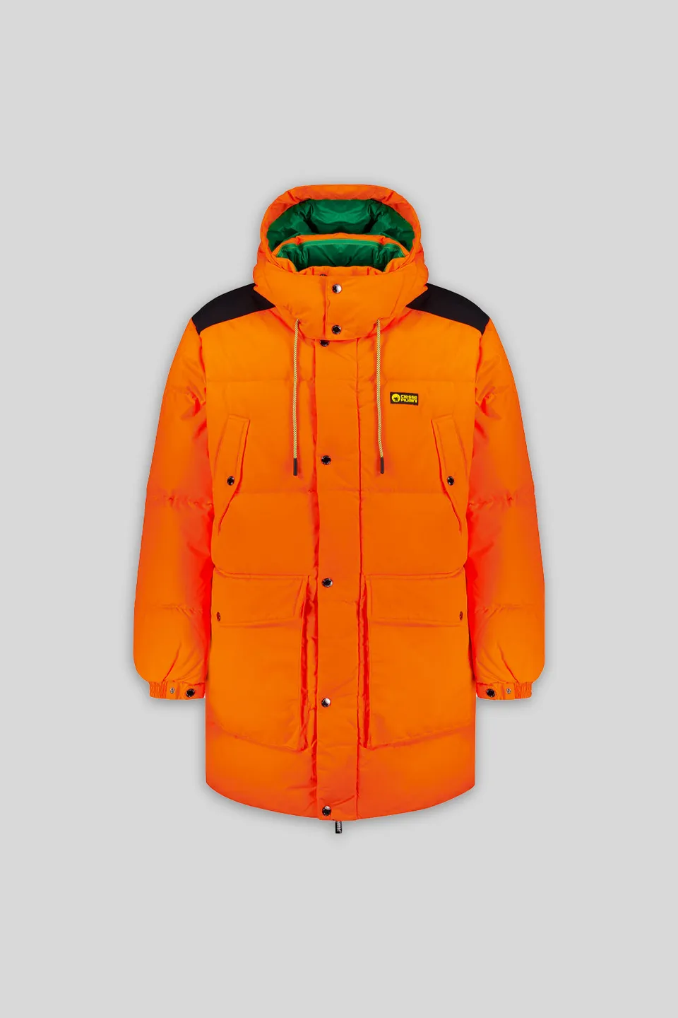 ciesse-outdoor-canada-daunenmantel-orange-recycelt image 1