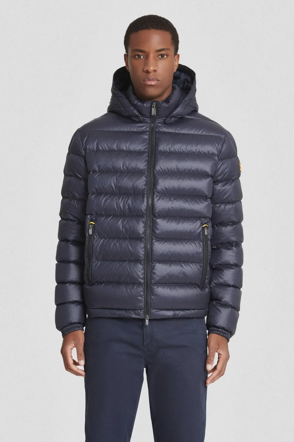 ciesse-outdoor-daunenjacke-kurz-blau-kapuze-800-fill image 1