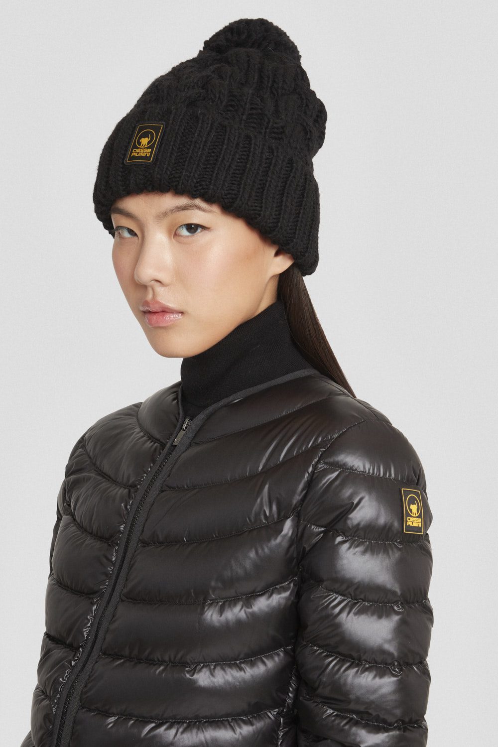ciesse-outdoor-bommelm-tze-schwarz-strick-mit-pompon-wollmix image 2
