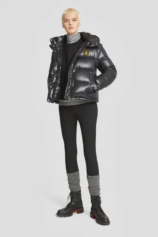 ciesse-outdoor-piumino-schwarze-steppjacke-mit-kapuze-weste image 1