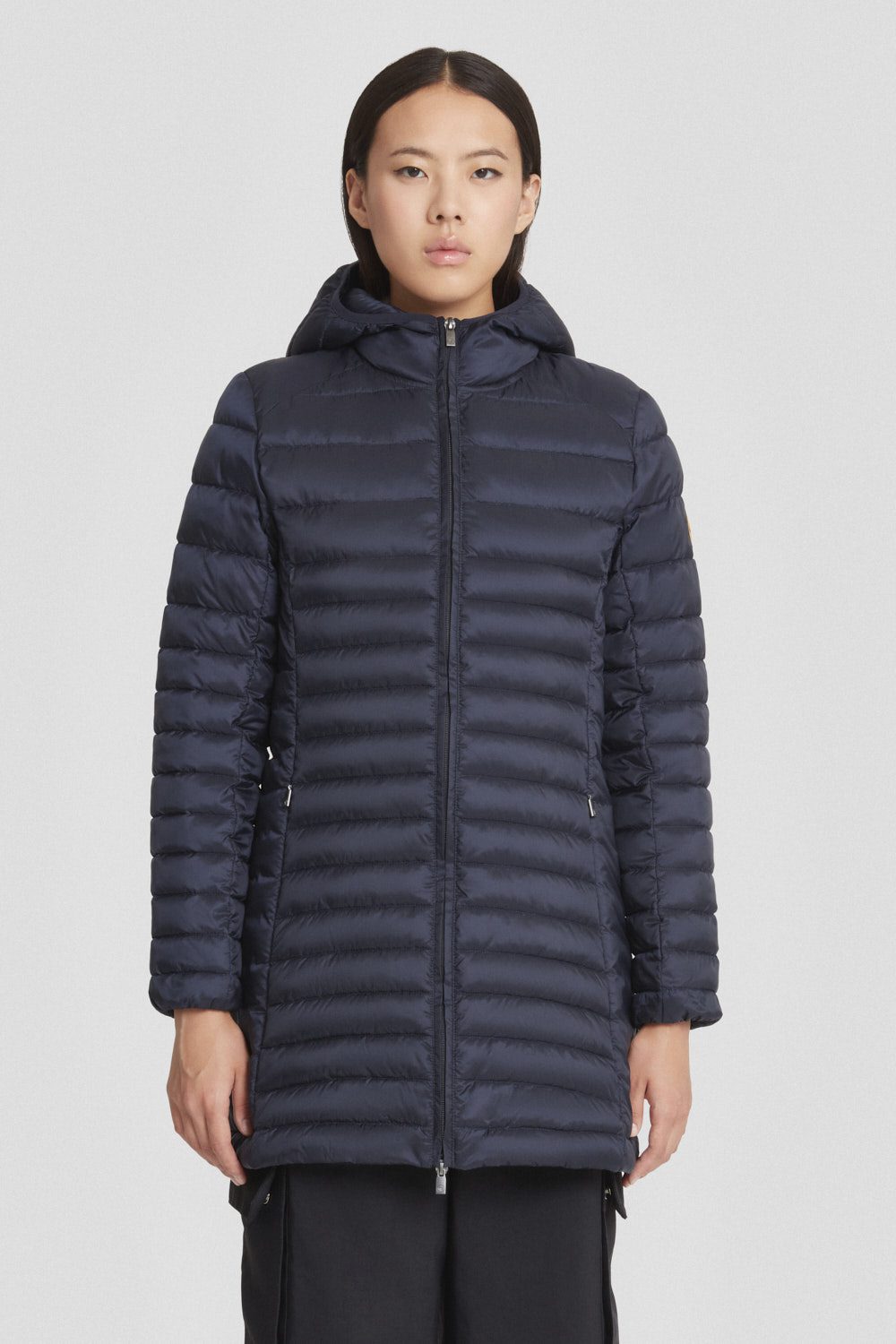 ciesse-outdoor-daunenmantel-lang-blau-gesteppt-damen image 2