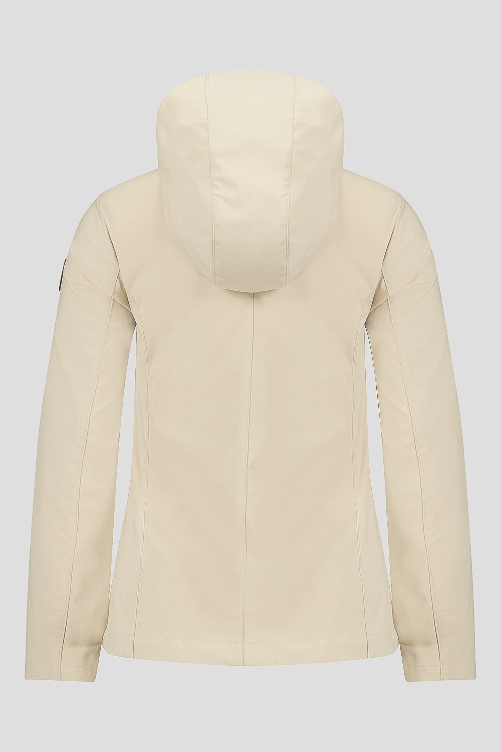 ciesse-outdoor-softshelljacke-beige-mit-kapuze-slim-fit image 5