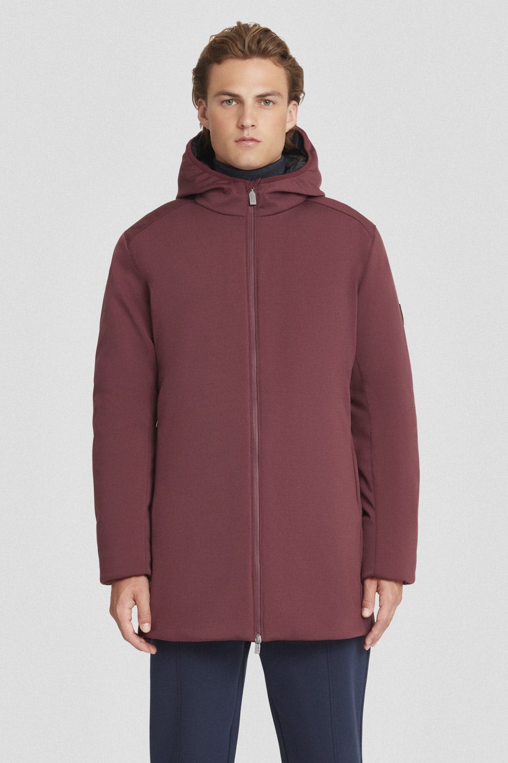 ciesse-softshelljacke-lang-mahagoni-braun-herren image 2