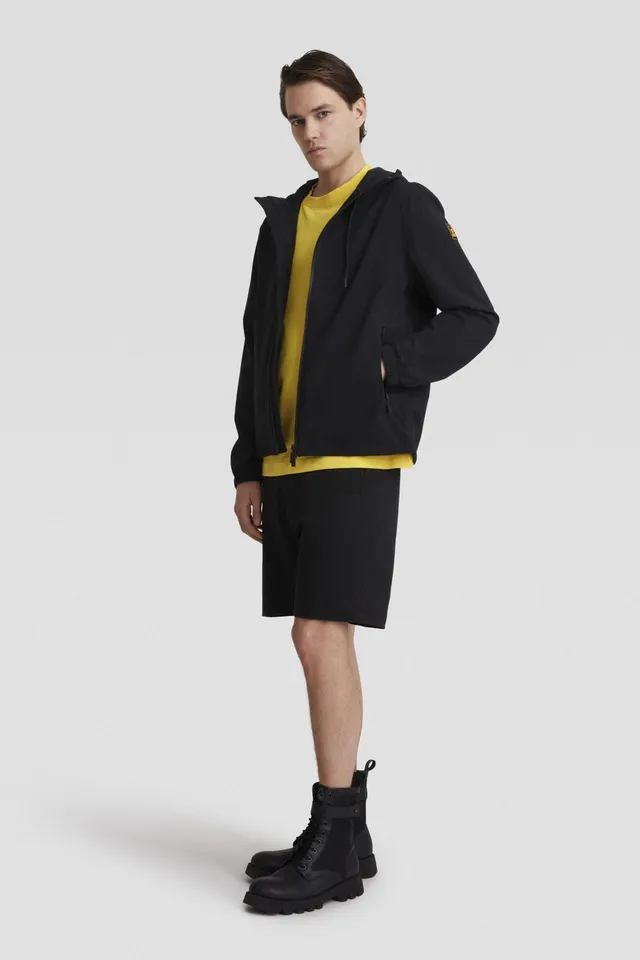 ciesse-outdoor-regenjacke-schwarz-softshell-wasserdicht-mit-kapuze image 1