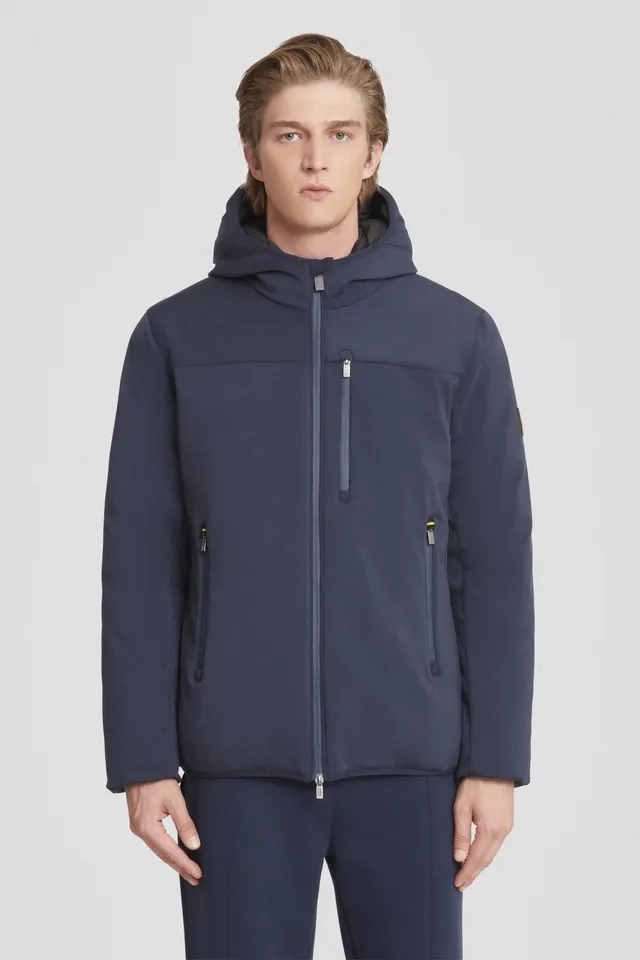ciesse-outdoor-giacche-leggere-softshelljacke-kurz-blau-kapuze image 1