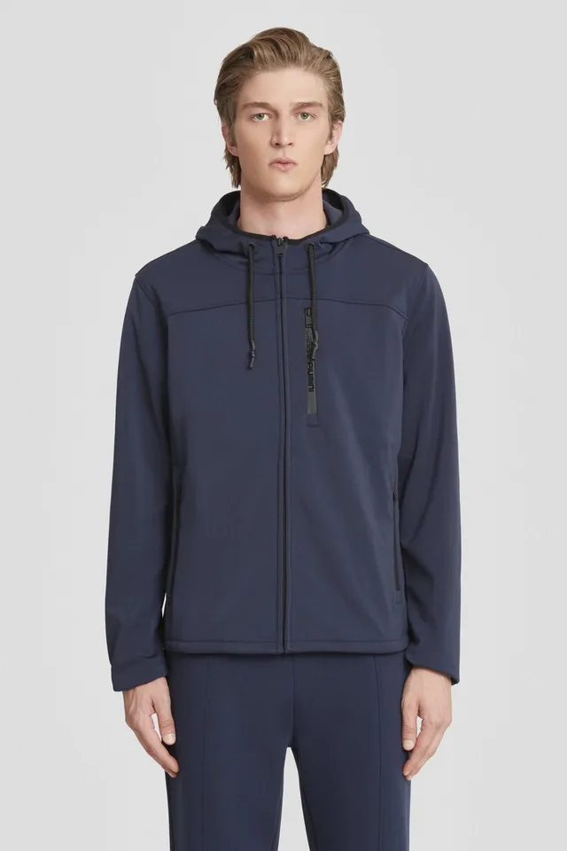 ciesse-outdoor-felpa-kapuzenjacke-herren-blau-polyester-zip image 1